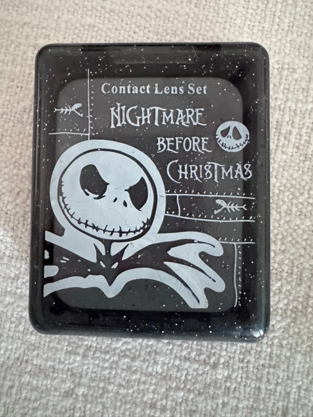 Nightmare Before Christmas eye contact holder
